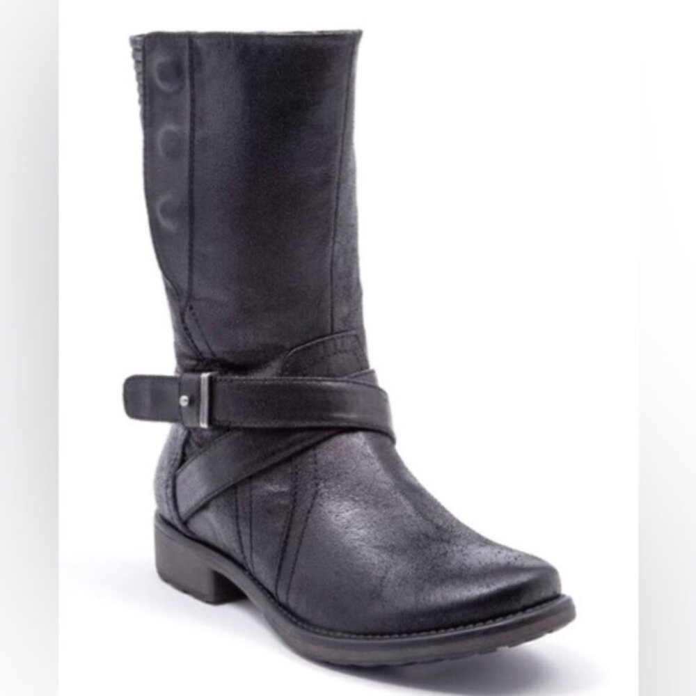 Bare TRAPS SHANTAL BOOTS Black Mid Calf Size 9.5